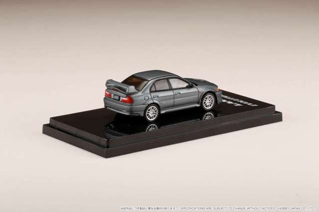 HJ641032AGM Hobby JAPAN 1:64 Mitsubishi Lancer GSR Evolution 5 (CP9A) 1998 Gray Metallic