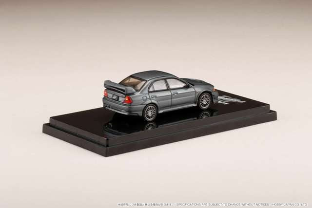 HJ641033AGM Hobby JAPAN 1:64 Mitsubishi Lancer GSR Evolution 6 (CP9A) 1999 Gray Metallic