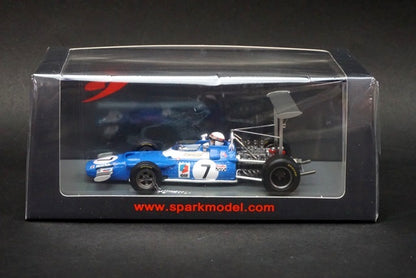 1:43 SPARK S7190 Matra MS80 Spanish GP 1969 Winner #7 J.Stewart