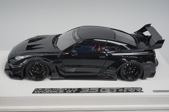 1:18 MakeUp EIDOLON EML022C LB-Silhouette WORKS GT 35GT-RR Black