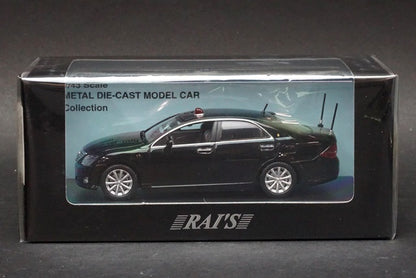 1:43 RAI'S H7430902 Toyota Crown GRS202 2009 Metropolitan Police Department Security Guard Division Police Police Vehicle