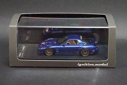 1:43 ignition model IG2186 FEED RX-7 (FD3S) Blue Metallic