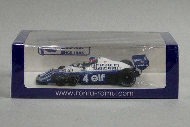 1:43 SPARK ROMU038 Tyrrell P34 1977 Japan GP P.Depailler #4