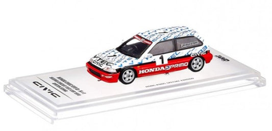 IN64-EF9-SENHKS INNO MODELS 1:64 Honda CivicEF9 GR.N SUZUKA CIRCUIT Test Car 1990 A. Senna #1