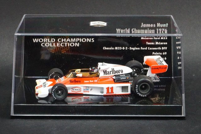 1:43 MINICHAMPS 436760011 McLaren Ford M23 World Champion 1976 #11 J.Hunt