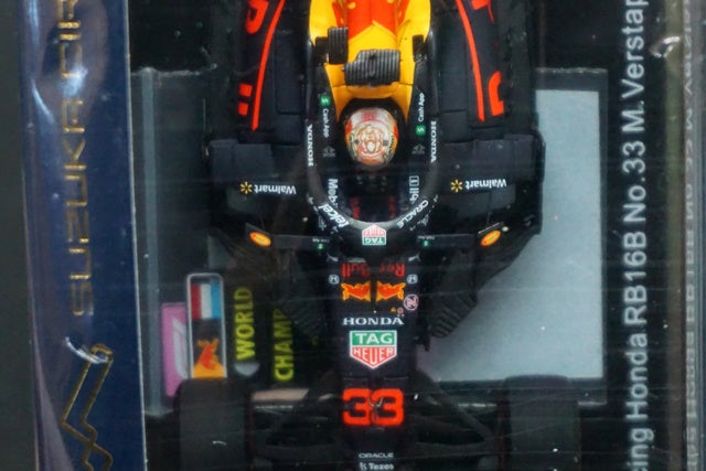 1:43 SPARK SCS221 Red Bull Racing Honda RB16B Abu Dhabi GP 2021 Winner #33 M.Verstappen