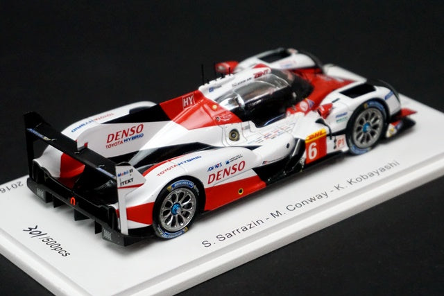 1:43 SPARK SJ046 Toyota TS050 Hybrid Gazoo Racing Fuji 6h 2016 Winner #6