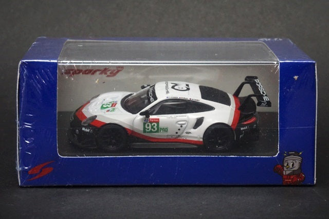 1:64 SPARK Y123 SPARK Porsche 911 RSR LM Le Mans 24h 2018 #93