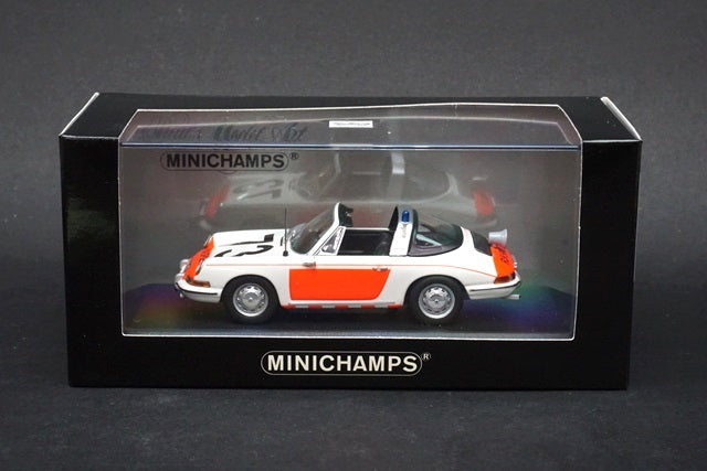 1:43 MINICHAMPS 400061190 Porsche 911 Targa 1965 Rijkspolitie State Police