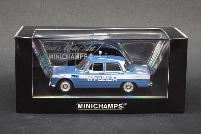 1:43 MINICHAMPS 400120991 Alfa Romeo Giulia 1970 POLIZIA