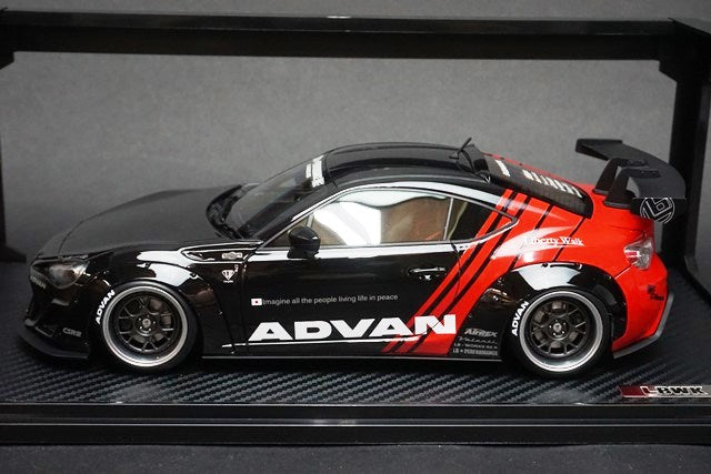 1:18 ignition model IG2666 LB nation Toyota 86 Works Full Complete ver.1 Black/Red