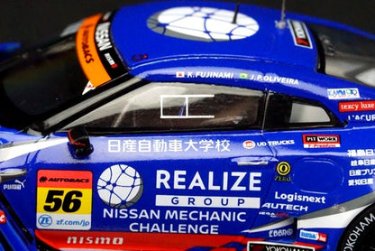 1:43 EBBRO 45749 REALIZE Nissan Automobile Technical College GT-R Super GT GT300 2020 Champion Car #56