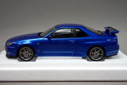 1:18 AUTOart 77408 Nissan Skyline GT-R (R34) V-SPEC II Bayside Blue