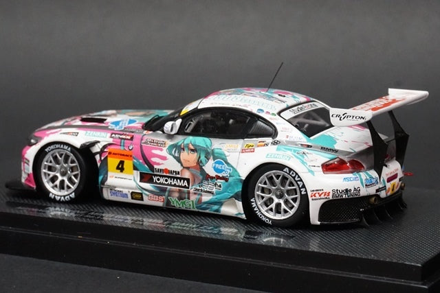 1:43 EBBRO Hatsune Miku Good Smile BMW Z4 Super GT 2011 #4 model car