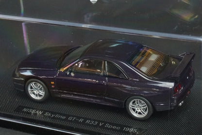 1:43 EBBRO 44187 Nissan Skyline GT-R R33 V Spec 1995 Purple