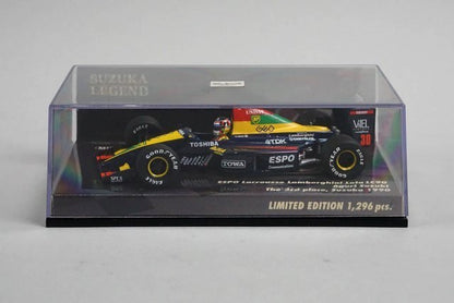 1:43 MINNICHAMPS 409900030 SUZUKA LEGEND ESPO LAROUSE Lamborghini Lola LC90 Aguri Suzuki 1990 #30