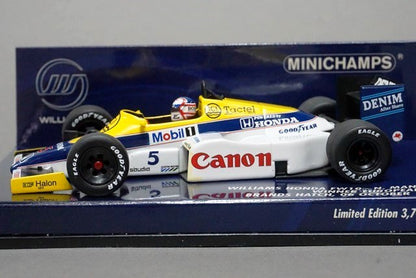 1:43 MINICHAMPS 400850005 Williams Honda FW10 Brands Hatch Winner 1985 #5 N.Mansell