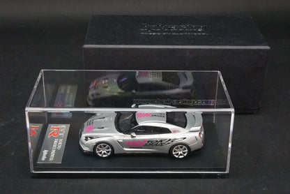 1:43 HPI 8409 Nissan GT-R R35 Tokyo Smart Driver Silver TSD model car