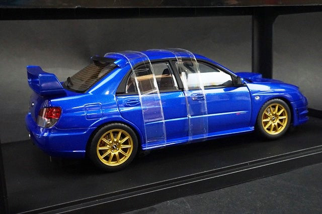 1:18 AUTOart 78681 Subaru Impreza WRX STi 2006 Blue model car