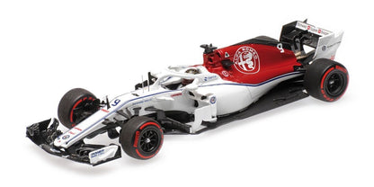 417182109 MINICHAMPS 1:43 Alfa Romeo Sauber Ferrari M.Ericsson Abu Dhabi GP 2018