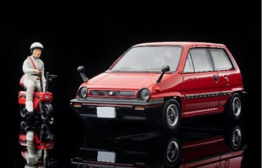 LV-N272a TOMYTEC Tomica Limited Vintage NEO 1:64 Honda City R Red with Motorcomp 1981 316787