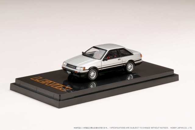 HJ641035ASK Hobby JAPAN 1:64 Toyota Corolla Levin GT APEX 2door AE88 Silver / Black