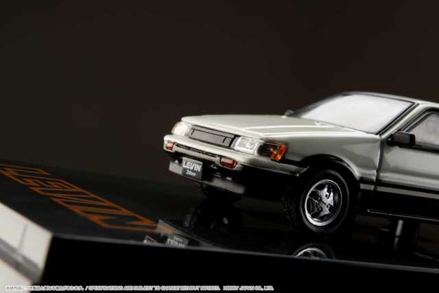 HJ641035ASK Hobby JAPAN 1:64 Toyota Corolla Levin GT APEX 2door AE88 Silver / Black