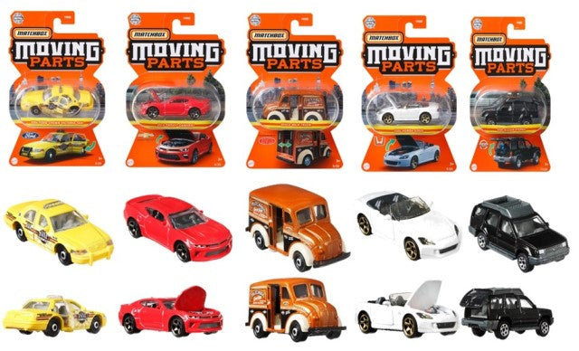 FWD28-986J Matchbox moving parts assorted set 8pcs / 1box