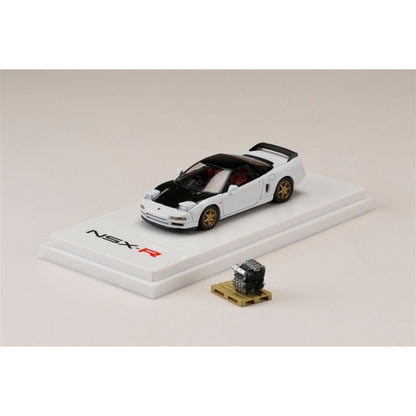 HJ642006RCW Hobby JAPAN 1:64 Honda NSX NA1 Type R Custom Champion White Engine Display White