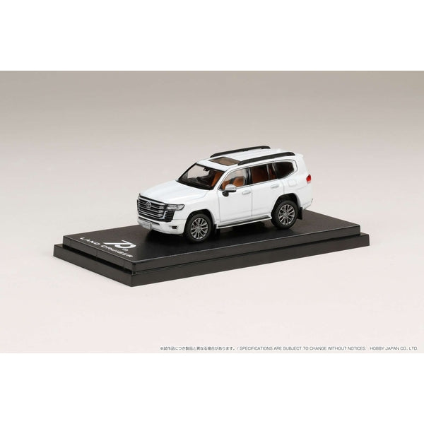 HJ641050AWB Hobby JAPAN 1:64 Toyota Land Cruiser (JA300W) ZX Precious White Pearl w/Beige interior