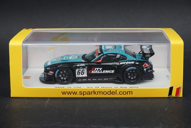 1:43 SPARK SB029 BMW Z4 SPA 24h 2012 #66 model car