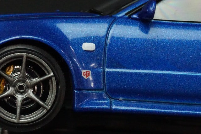 1:43 EBBRO 43301 Nissan Skyline GT-R R34 V-spec II Metallic Blue