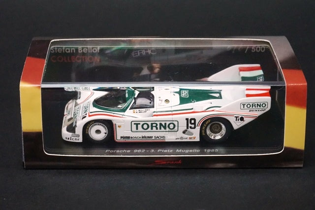 1:43 SPARK SB Collection Bellof Porsche 962 3.Platz Mugello 1985 #19