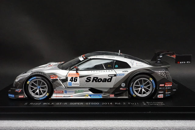 1:18 EBBRO 81018 Road Mora GT-R SUPER GT500 2014 Rd.2 Fuji #46 model car