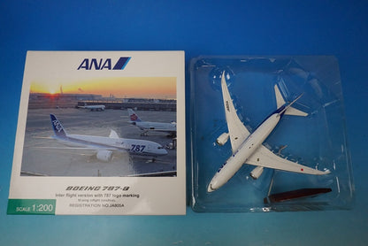 1:200 B787-8 ANA international flight specification machine aerial attitude main wing JA805A NH20052 ANA