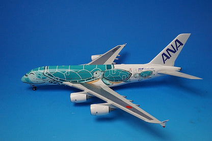 1:200 A380-841 ANA FLYING HONU ANA Emerald Green WiFi Radome with Gear JA382A NH20164 Airplane