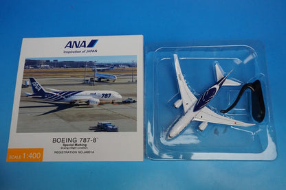 1:400 B787-8 ANA Special Marking Main wing flight attitude JA801A NH40114 ANA