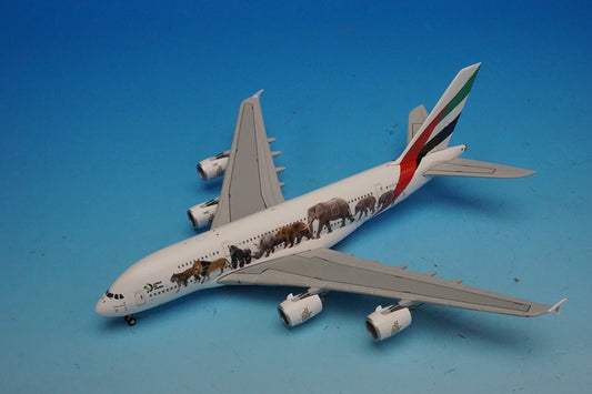 1:400 A380-800 Emirates Wildlife Unit 3 A6-EEQ  GJUAE1594 Gemini airplane model