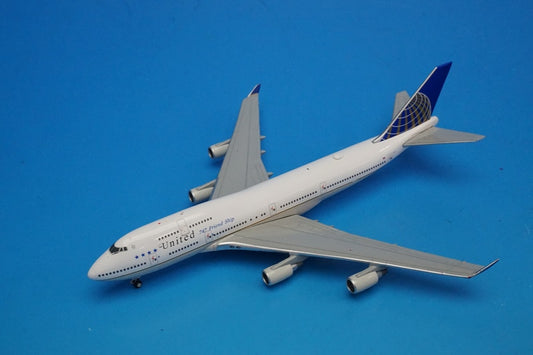 1:400 B747-400 UNITED Airlines 747 Friendship N121UA GJUAL1741 Gemini airplane model