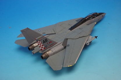 1:72 F-14A TOMCAT USN 211th Fighter Squadron Fighting Checkmate Captain Aircraft AB101 HA5201 Hobby Master