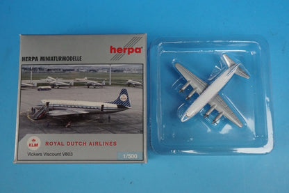 1:500 Vickers Vicount V803 KLM Royal Dutch Airlines PH-VIB 510646 Herpa