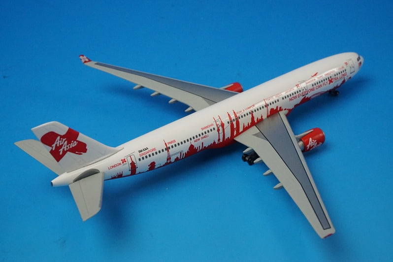 1:400 A330-300 Air Asia Now Everyone Can Fly Xtra Long 9M-XAA 56305 Dragon