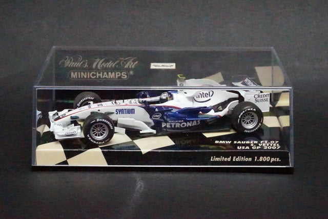 1:43 MINICHAMPS 400070110 BMW Sauber F1 07 S.Vettel USA GP 2007#10