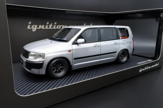 IG1645 ignition model 1:18 Toyota Probox GL (NCP51V) Silver Watanabe-Wheel