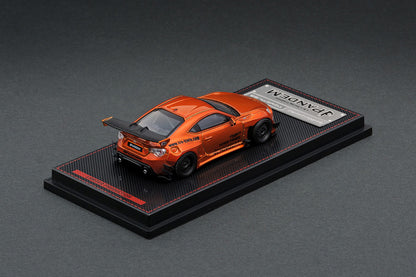 IG1752 ignition model 1:64 PANDEM Toyota 86 V3 Orange Metallic model car