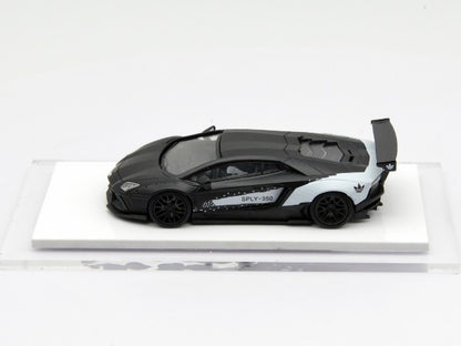 LB700-023 LB PERFORMANCE 1:64 LIBERTY WALK LB Works Aventador LP700 Black/White