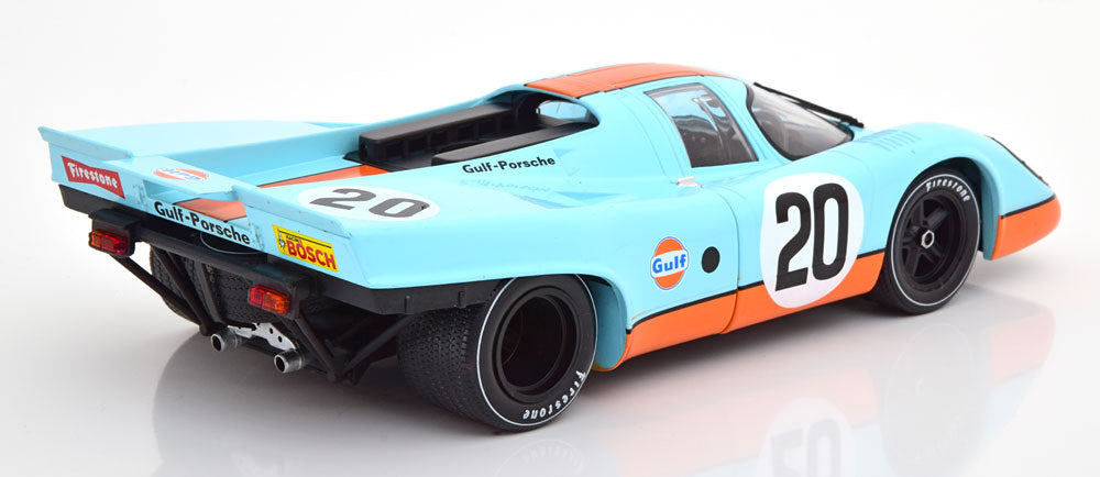 CMR127 CMR 1:18 Porsche 917K Gulf 24h Le Mans 1970 #20 Siffert / Redmann