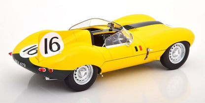 CMR144 CMR 1:18 Jaguar D-Type Short Nose #16 24h Le Mans 1957 Frere/Rousselle