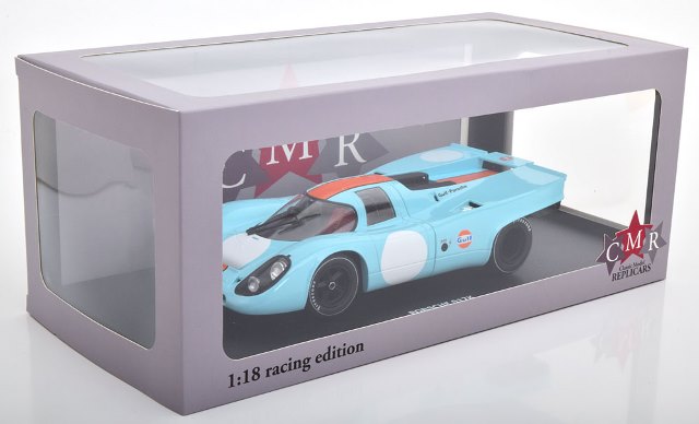 CMR146 CMR 1:18 Porsche 917K Gulf 1970-1971 with Decal-Number-Set Version