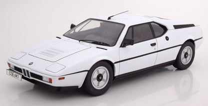 KKDC120012 KK scale 1:12 BMW M1 1978 White model car